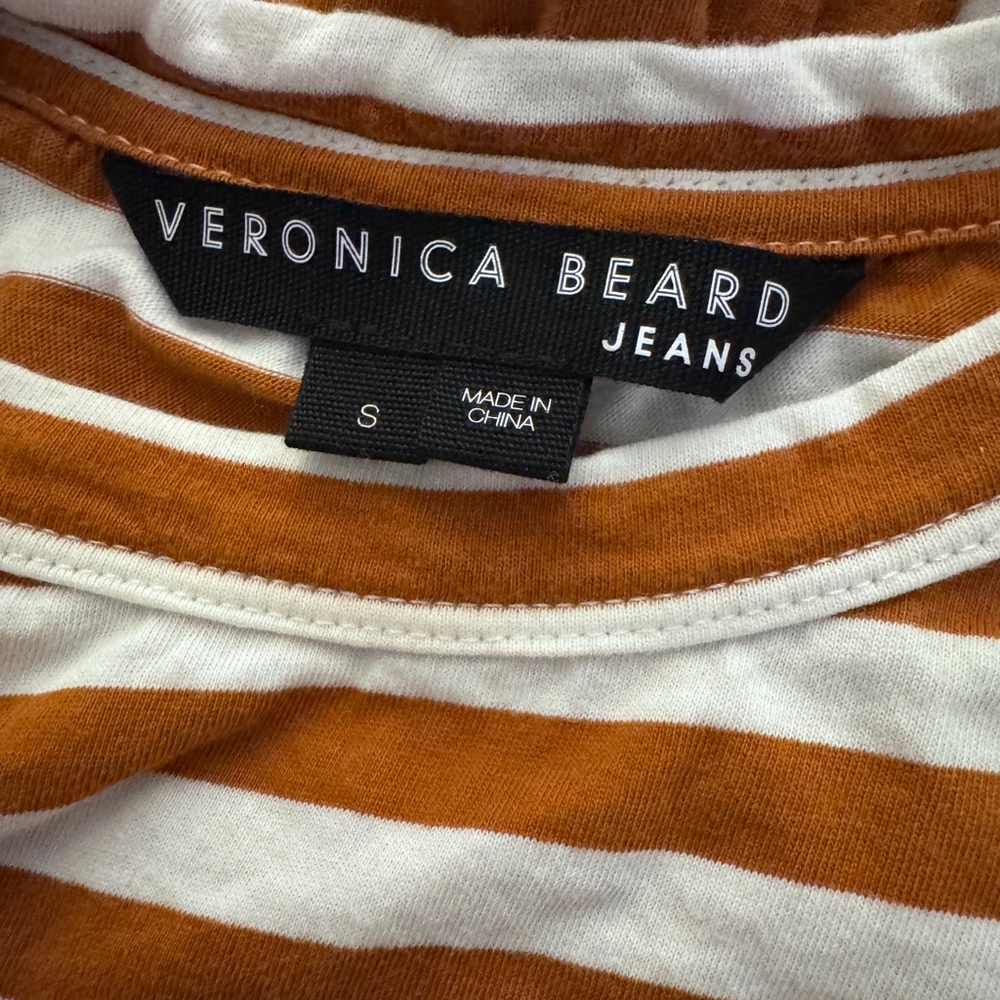 Veronica Beard Buchanan Striped Sleeveless Tee - Picture 4 of 8